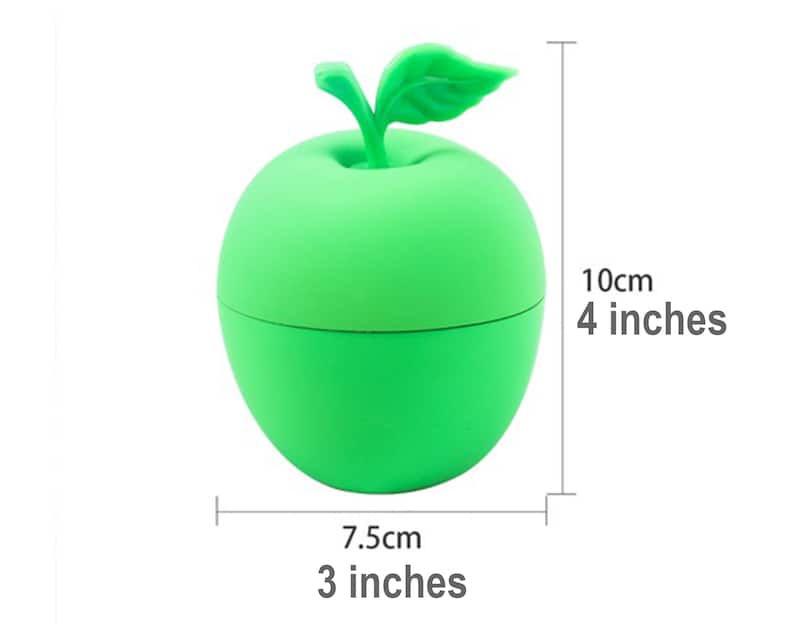 Cute Fruit Herb Grinder Apple Shaped Kitchen Gift Gadgets - Spice or Tobacco Crusher Grinder Best Festival Rave Gifts - 63mm 4 Piece image 6