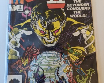 1980s marvel comics Secret Wars First Appearance Beyonderer series 2 - issue 3