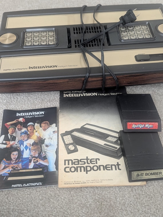 Intellivision CONSOLE W/ GAMES, Instruction Booklet - Etsy
