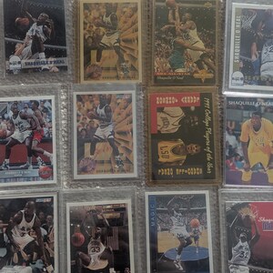 12 Shaquille O'Neal Sammelkarten, Rookie & Draft Picks