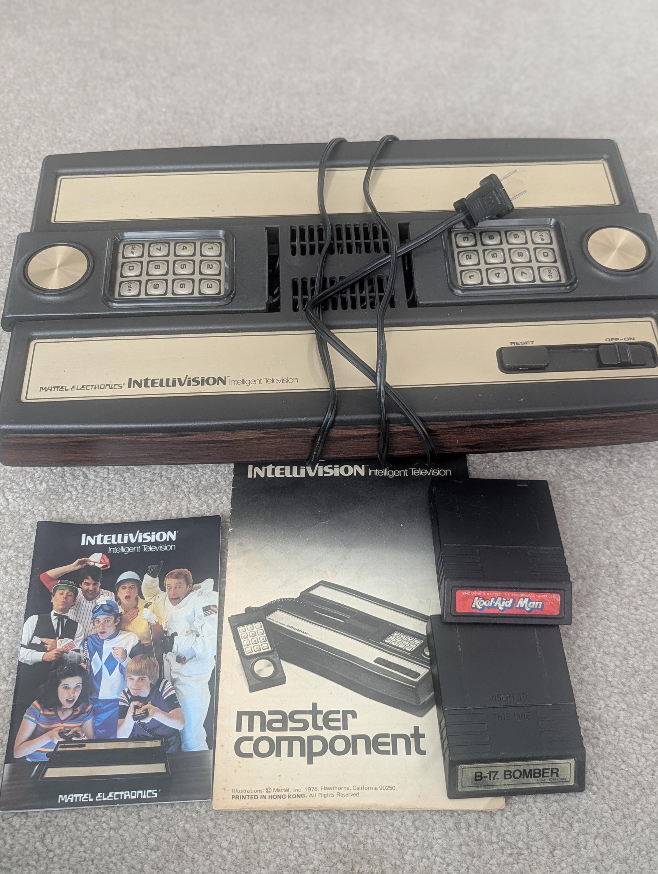 Intellivision CONSOLE W/ GAMES, Instruction Booklet - Etsy