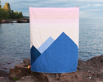 Dusky Peaks Quilt Pattern (PDF Pattern)