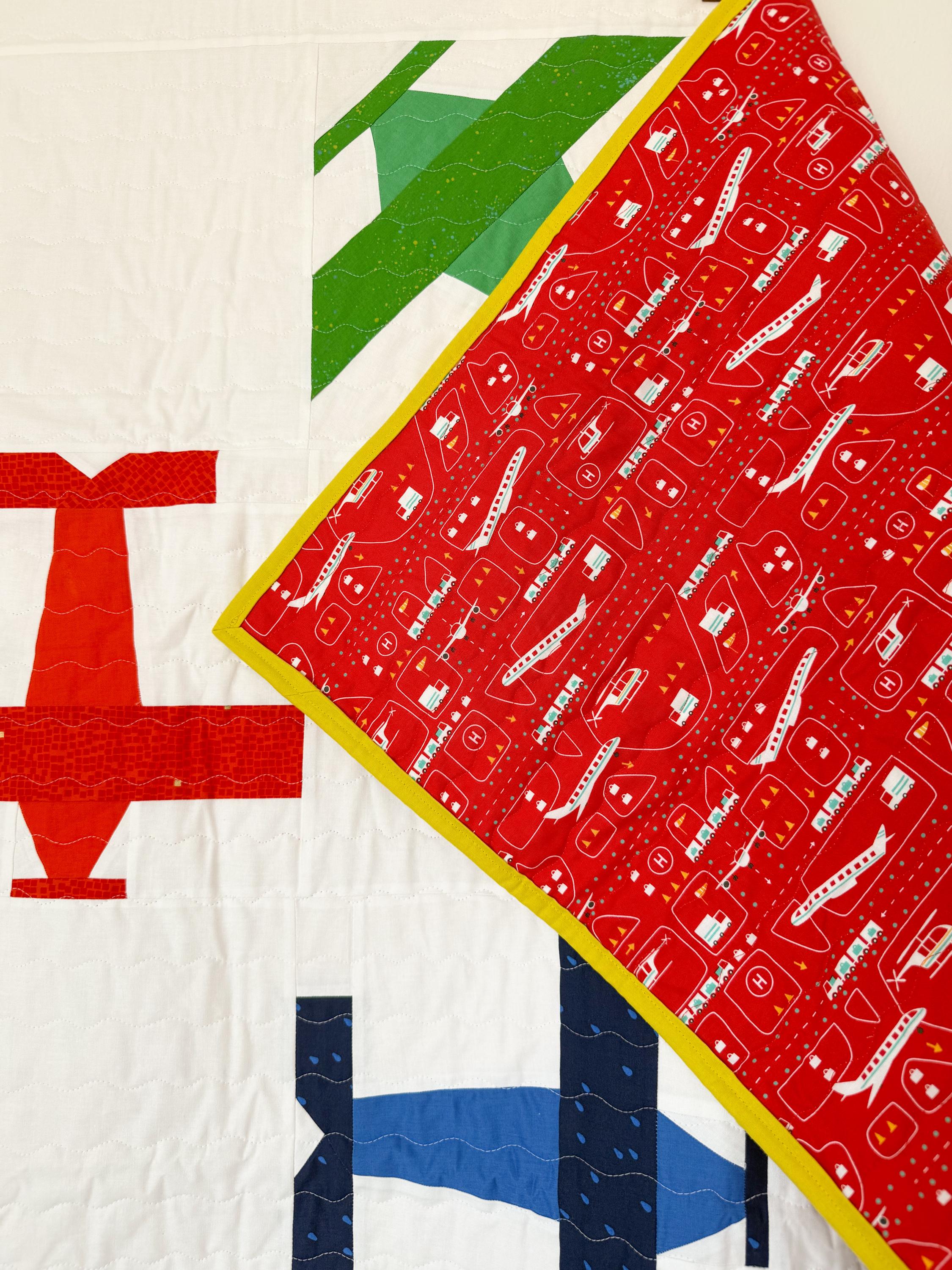 Airplane Baby Quilt - Etsy