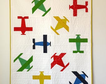 Airplane Baby Quilt