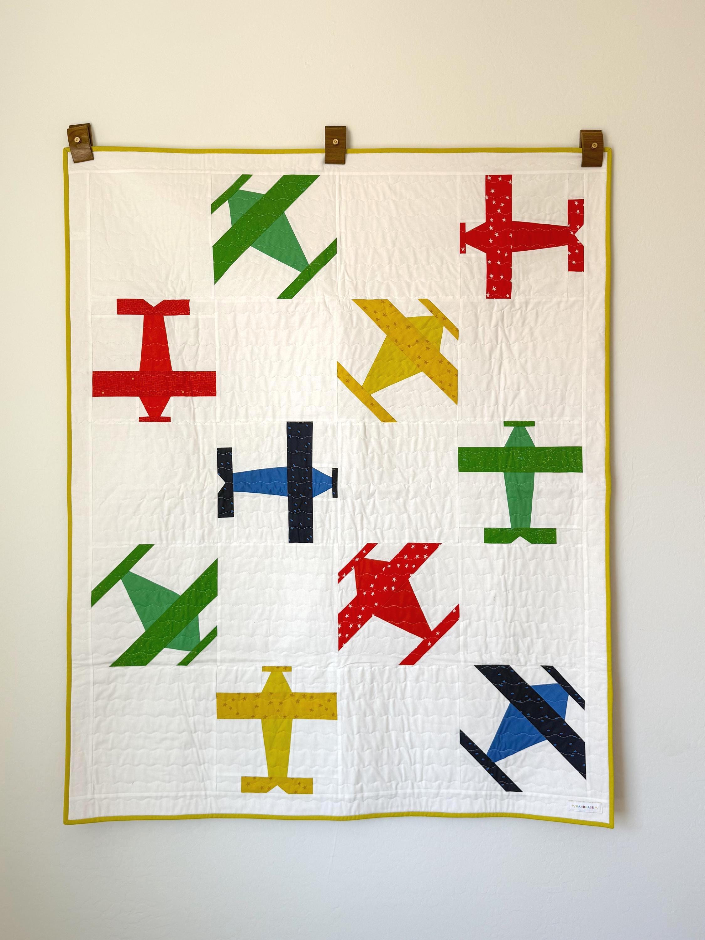 Airplane Baby Quilt - Etsy