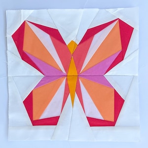 Butterfly FPP Block Pattern