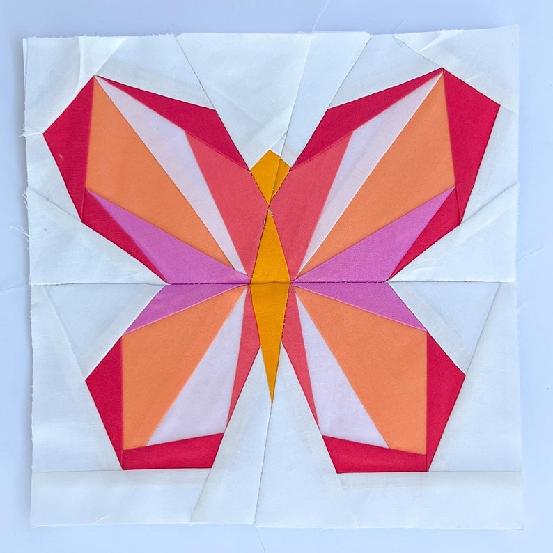 Butterfly FPP Block Pattern - Etsy