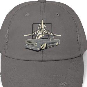 Eckiger Körper C10 Chevy Truck-Unisex Distressed Cap