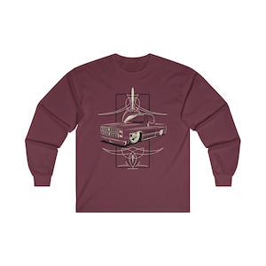 SquareBody with Pinstriping Ultra Cotton Long Sleeve Tee