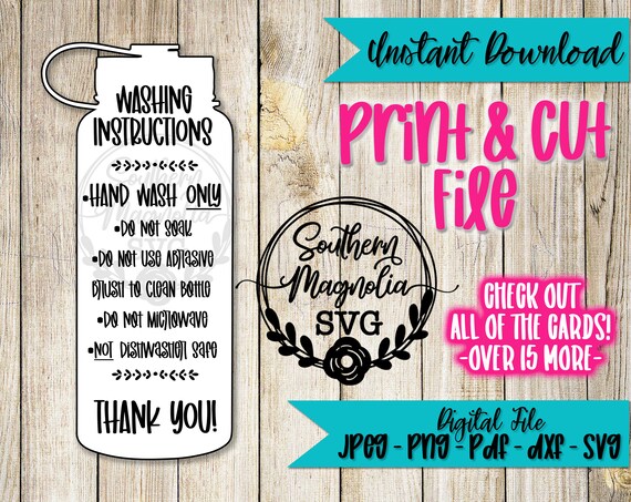 Free Free 51 Water Bottle Care Instructions Svg Free SVG PNG EPS DXF File