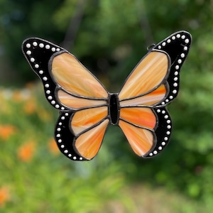Stained Glass Monarch Butterfly