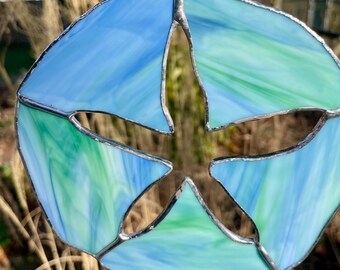 Stained Glass Sand Dollar Sun Catcher