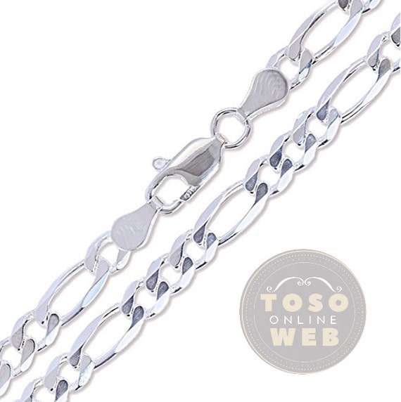 Buy 20inch 26inch Sterling Silver Figaro 120 Chain,