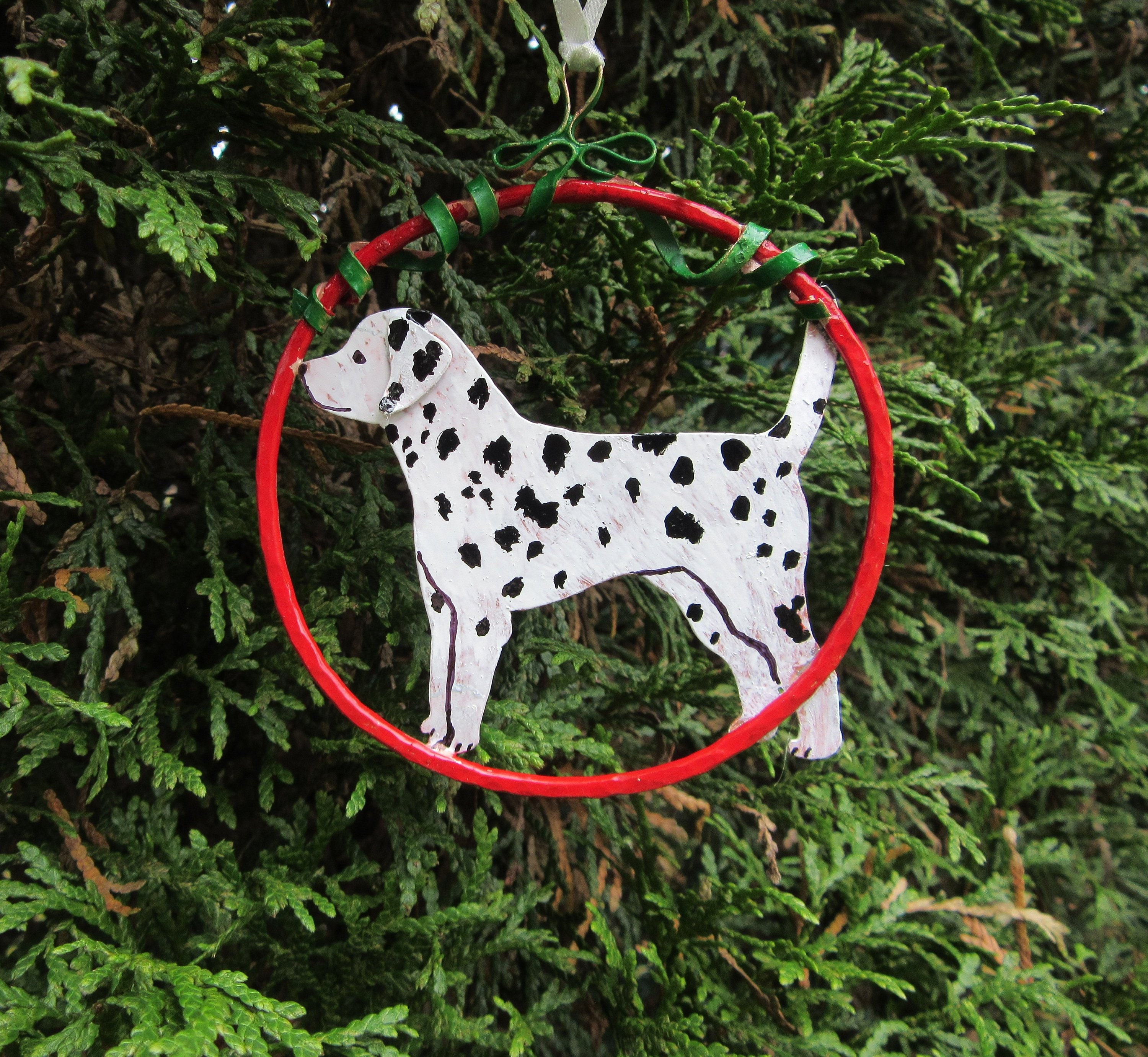Dalmatian Dog Christmas Ornament