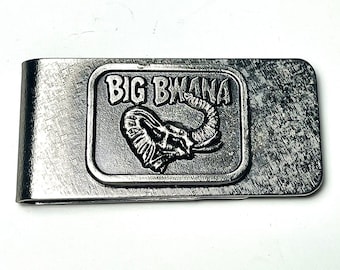 Vintage "Big Bwana" Silver-tone Money Clip