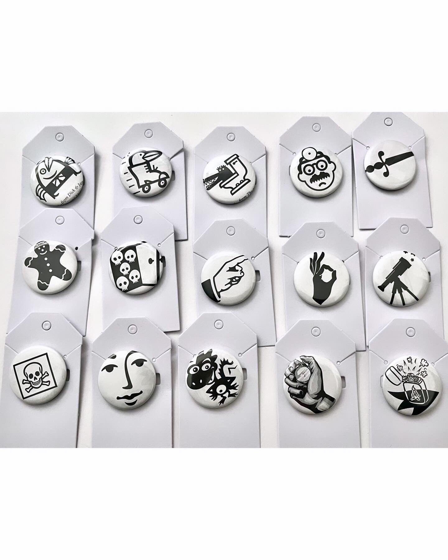 Black and white pins discount