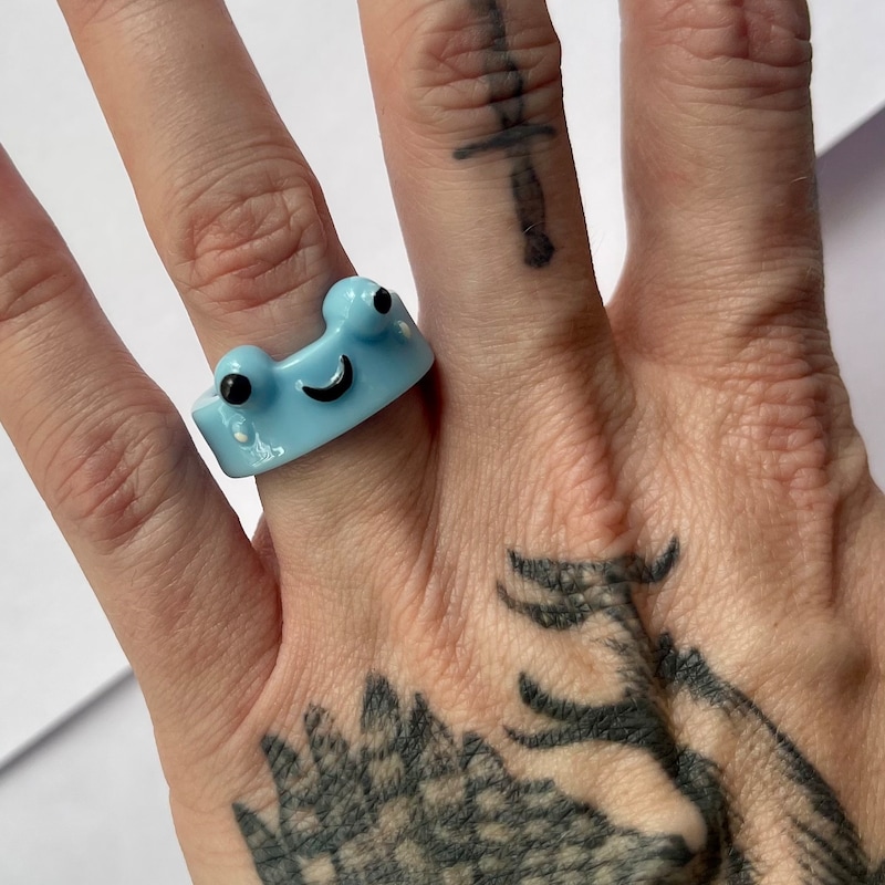 Kawaii Cute Plastic Rings - Etsy