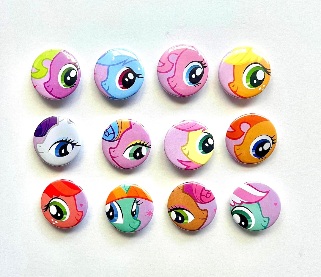 My Little Pony 1.25” Anime Style Pinback Button Pins [you Pick] - Etsy ...