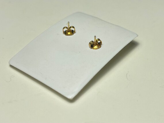 1970’s NOS 14k Gold Filled Wire Umbrella Stud Ear… - image 2