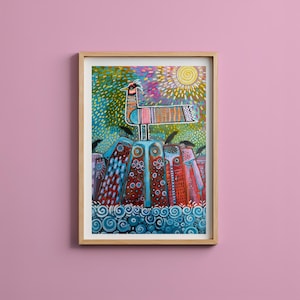 絵画 Acrylic painting A3 A3 Acrylic Painting - Etsy