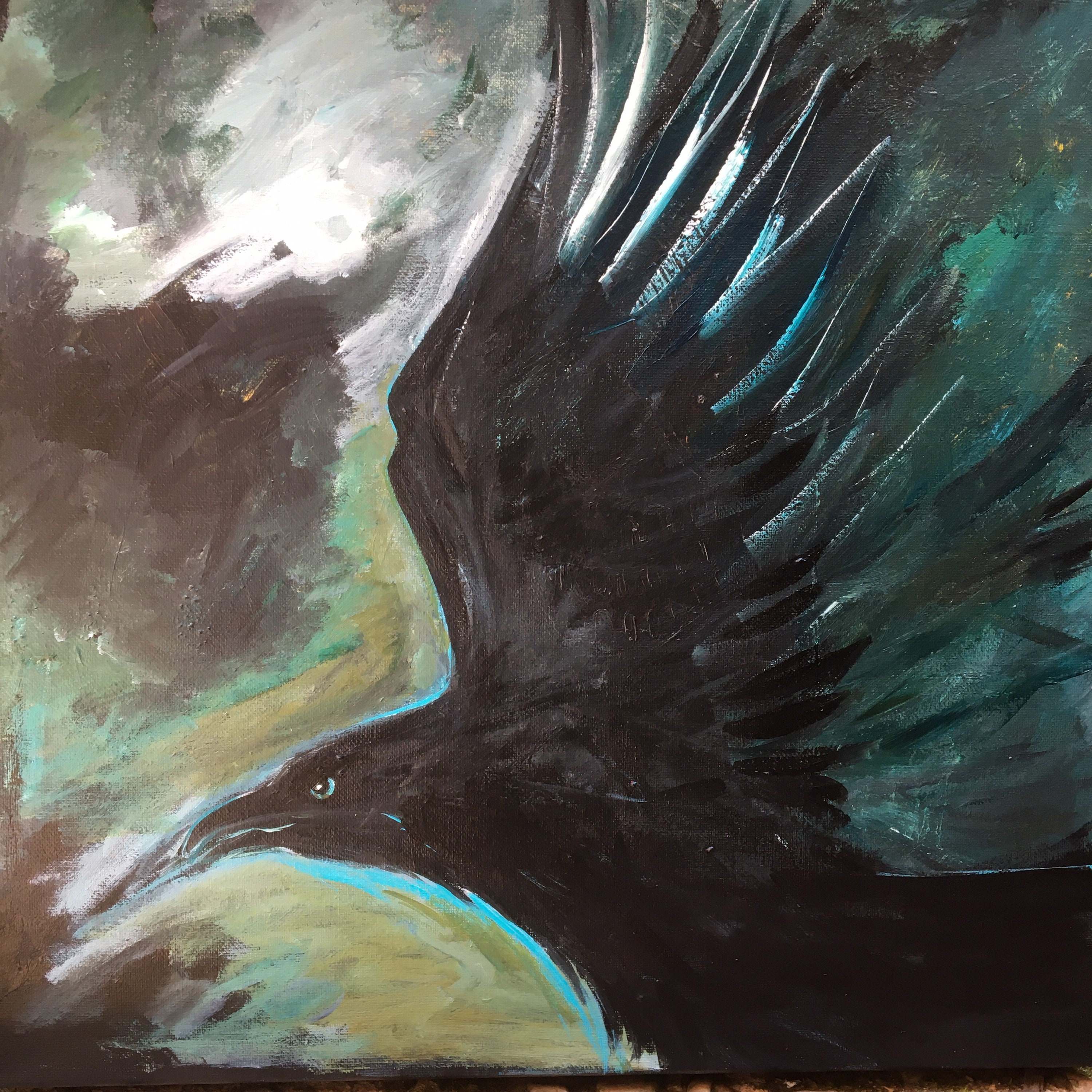 Raven Spirit Messenger. Etsy
