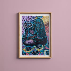 絵画 Acrylic painting A3 A3 Acrylic Painting - Etsy