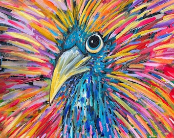 Featherstorm – Original Acrylic Painting