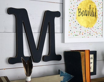 black wall letters etsy