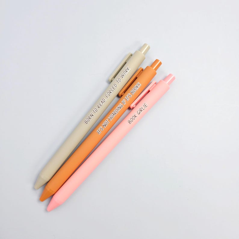Book Lovers Pen Set - Annotations Pens - Booktrovert Gift - Booktok Born To Read Forced To Work image 7