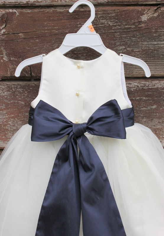 Navy Blue Baby Dress - Etsy