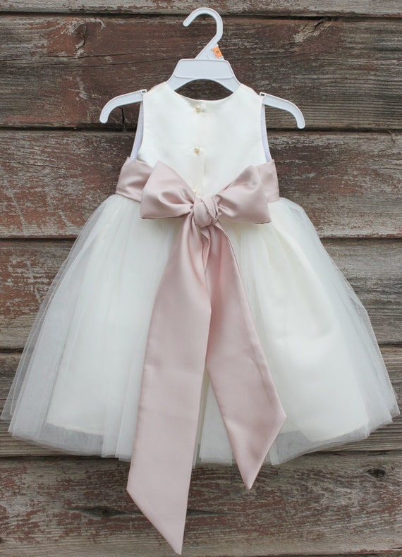 etsy lace flower girl dress