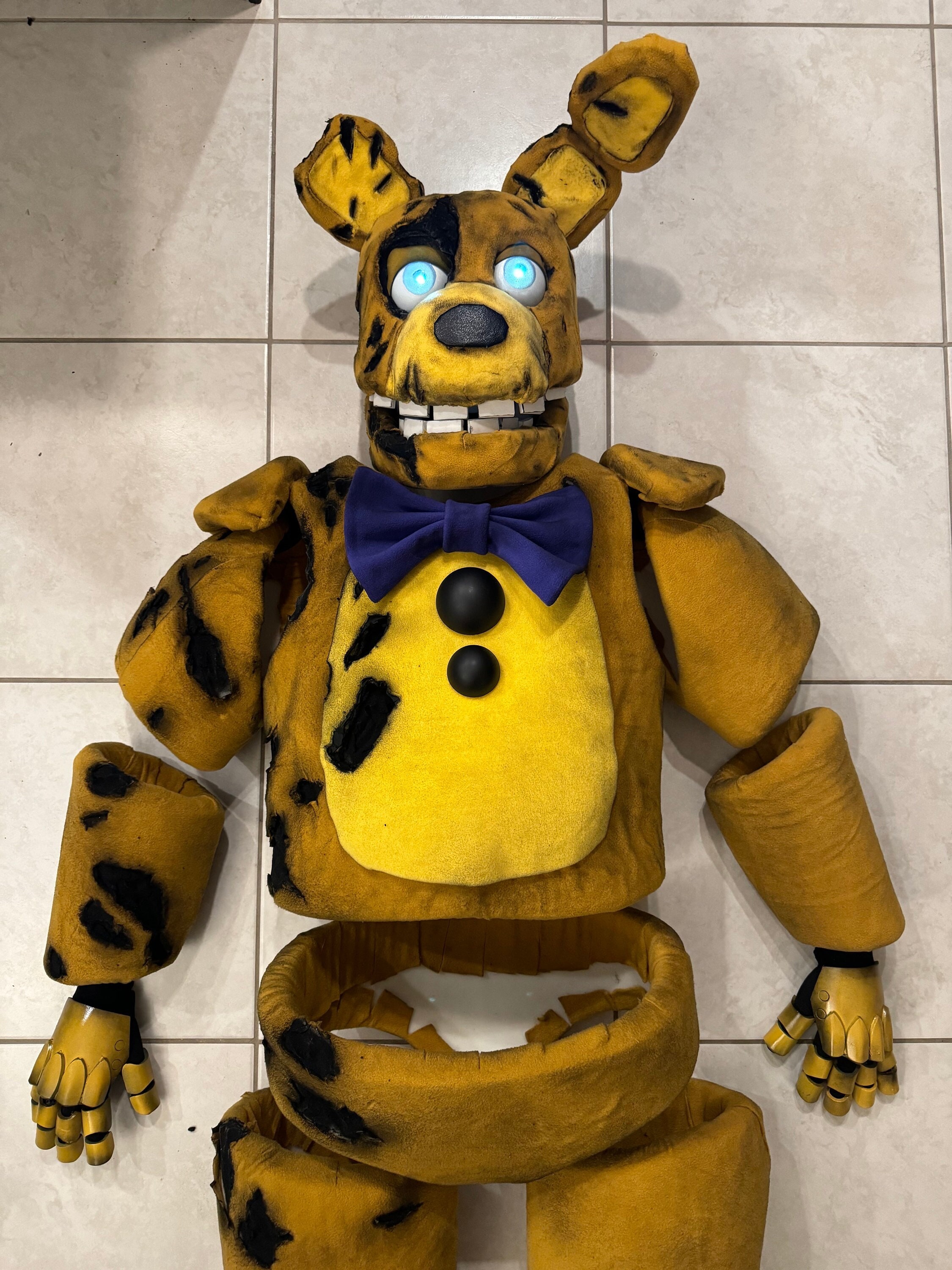 Golden Freddy Costume Five Nights At Freddys Movie Hi Res Stock