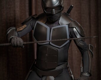 Black cheap noir costume