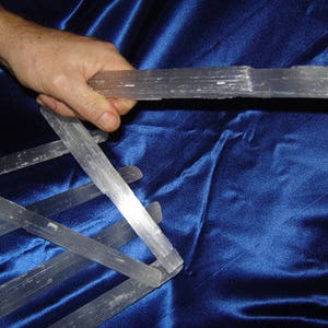 14 - 16 Inch Rough Selenite Wand