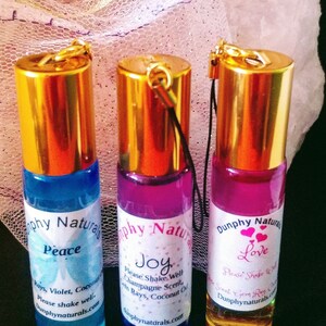 Peace, Love, Joy Gem Ray Roll Ons.
