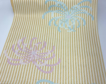15 Yards Vintage Japanese Kimono Silk on Roll Continuous Uncut Designer Yardage