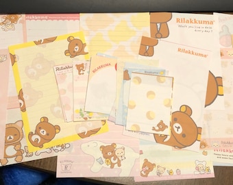 Rilakkuma 36 Sheet Set - Kawaii Stationary