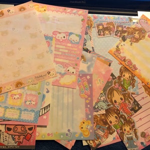 20 Large Memo Sheets - Kawaii Stationary