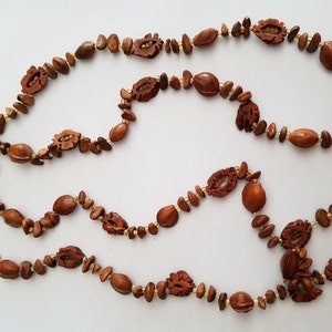 Vintage Seed Bead Necklace 4&#39; long