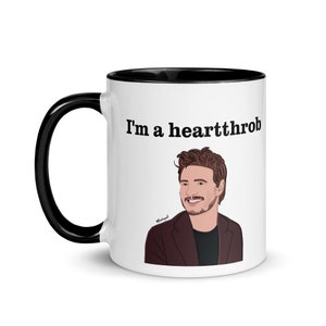 Pedro Pascal Mug, Fireflies Mug, Pedro Pascal Fan Gifts, Pascal Tribute Celebrity, The Last of Us, Javier Pena, Ceramic Coffee Mug, Gift Mug