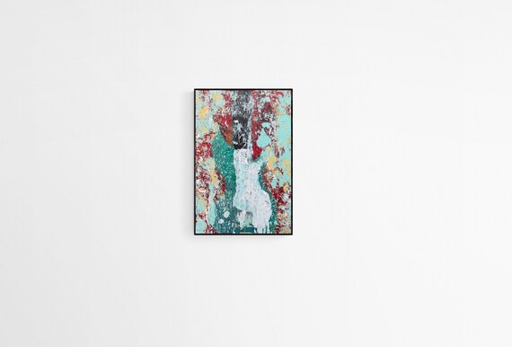 3D Guitar Painting, Guitar Art, Music Art, Gift for Music Lover, Guitar painting, Day Gift, Hand Painted Guitar, Living Room, Abstract Art