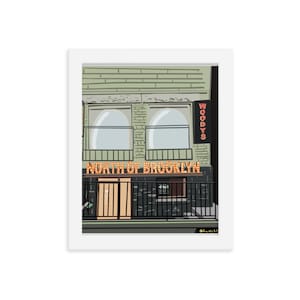 Toronto Art Print, Gay Village Toronto, North of Brooklyn Toronto Print, Toronto Poster, Living Room Art, Christmas Gift, Canadian Artist