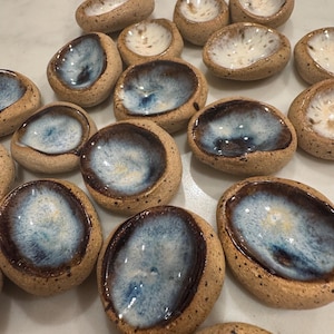 ceramic clay worry stones
