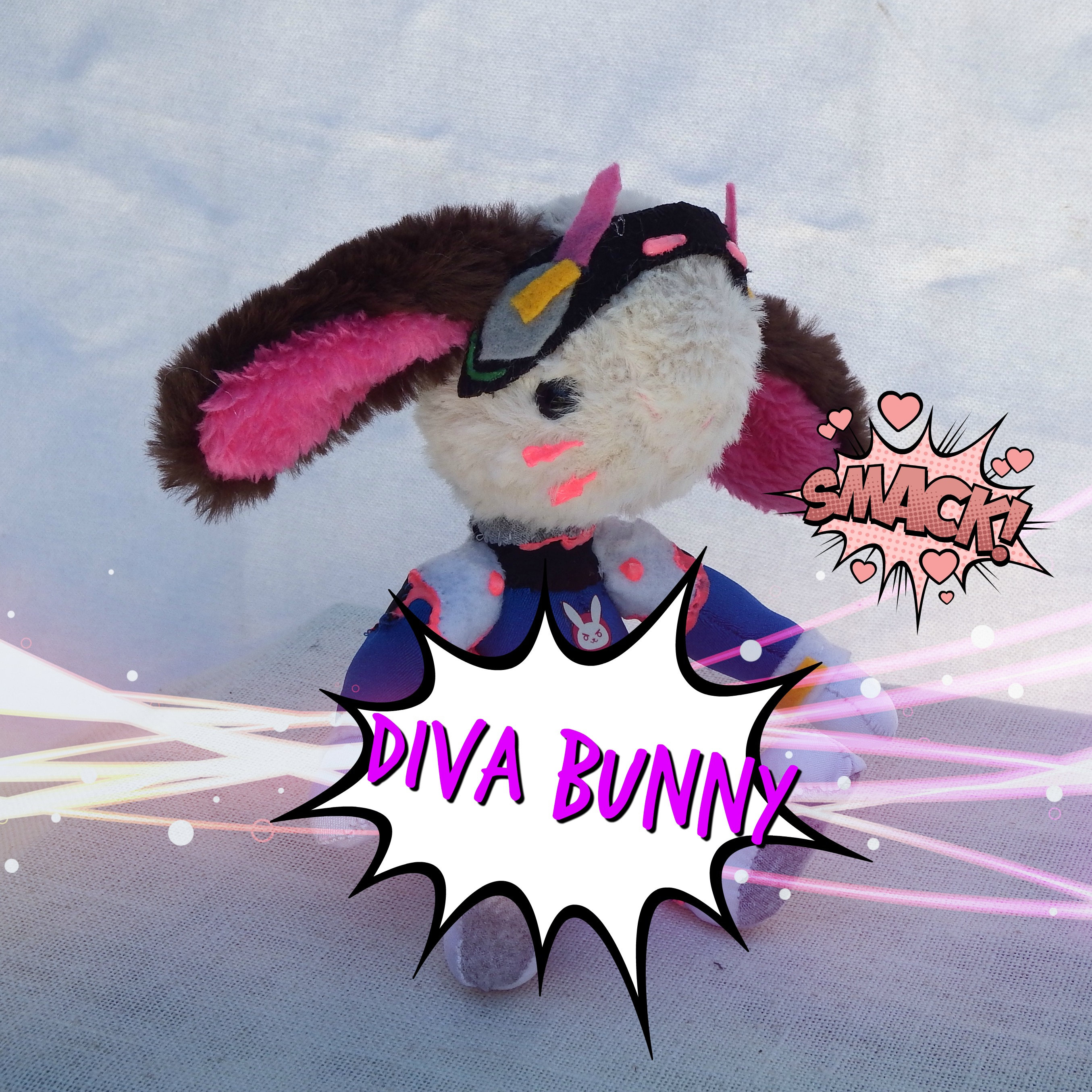 betyder Ubarmhjertig salvie Mini Diva Bunny | Etsy