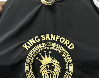 Solider Barbier Umhang, Haare schneiden Cape wird Ohne Design Verkauft! Wenn Sie für Custom EMBROIDERY anfordern, sind die Kosten EXTRA.