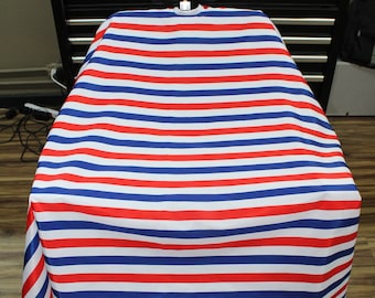 Barber Stripe Haare Schneiden Cape! Cape wird verkauft, wie besehen, wenn Sie benutzerdefinierte Stickerei möchten, ist der Preis extra.
