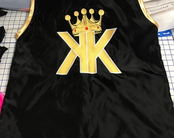 Ärmelloser Barber Smock, Barber Vest wird ohne Design verkauft, wenn Sie für EMBROIDERY IS EXTRA anfragen! Wunschdesign ist extra.