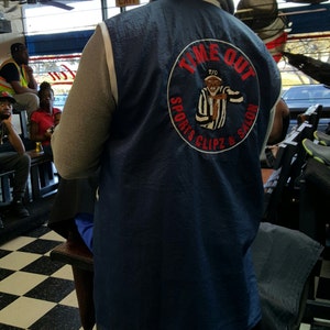 Custom Barber Apparel - Custom smocks for barbers and hair stylists. Embroidery is extra.