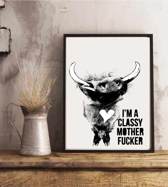 Warthog - Classy Motherfucker  - Original Artwork - Prints