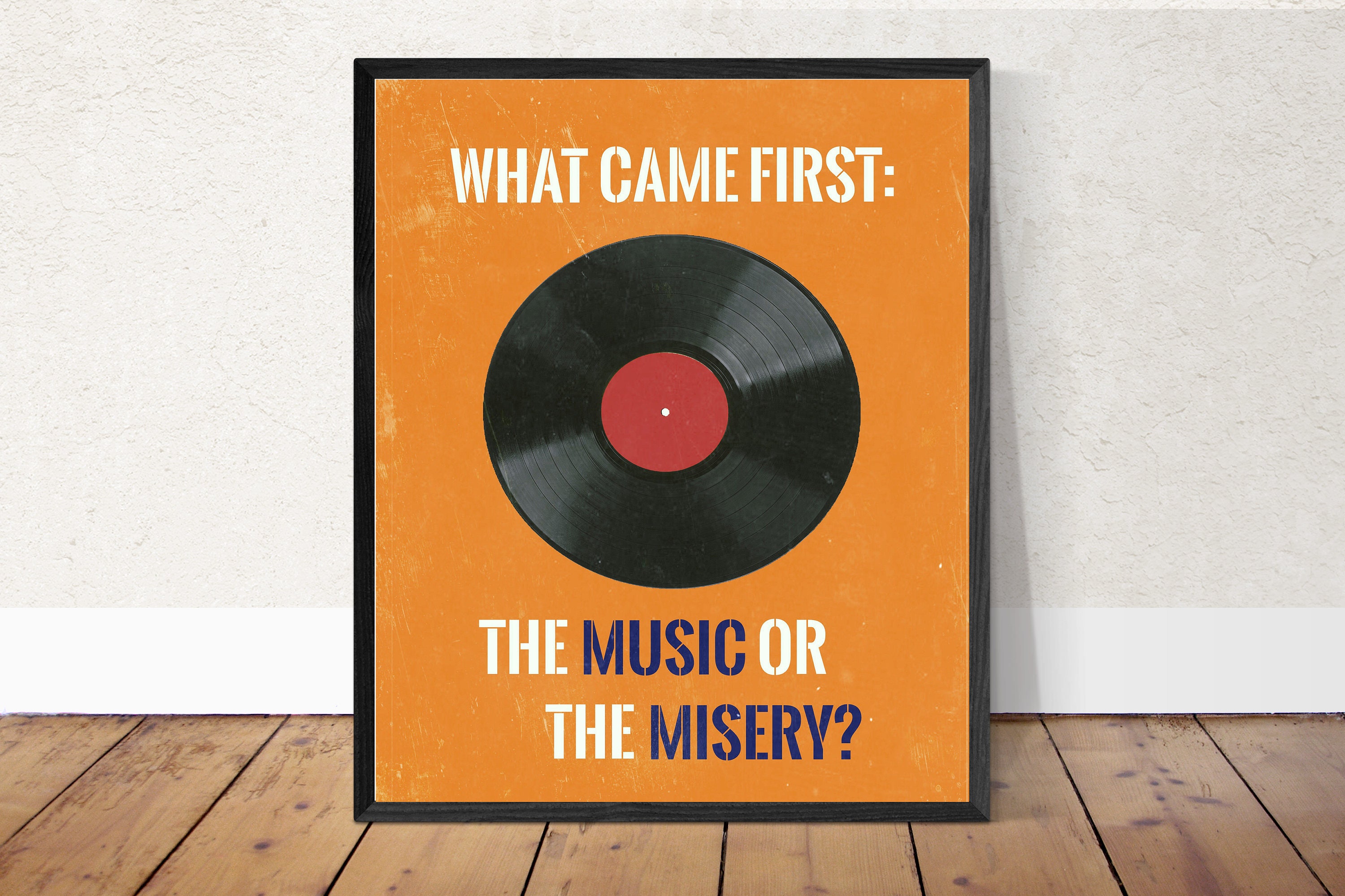 What Came First: the Music or the Misery High Fidelity Quote | Etsy
